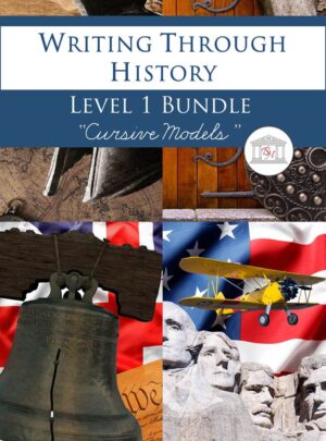 Writing Through History Level 1 Cursive Bundle