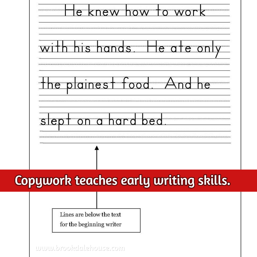 How to Teach with Copywork | Brookdale House